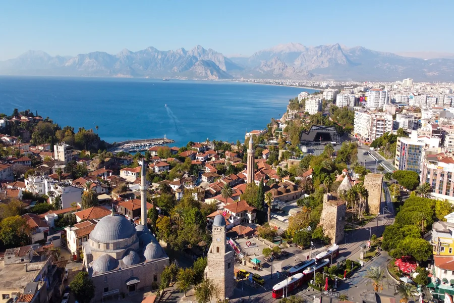 Panoramic view of Antalya.