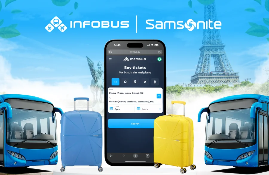 Trips are even better when INFOBUS and Samsonite team up 